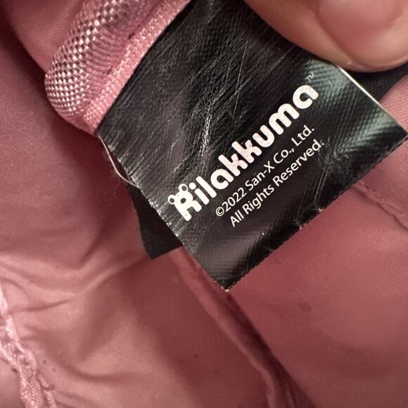 Rilakkuma Mini Backpack Teddy Bear Strawberry White Pink San-X Bioworld Small - Picture 10 of 16